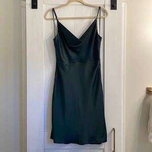 Adelyn Rae Hunter Green Dress